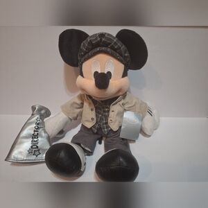 Rare Walt Disney Studios Director Mickey Mouse Plush  Collectible With Tags Flaw